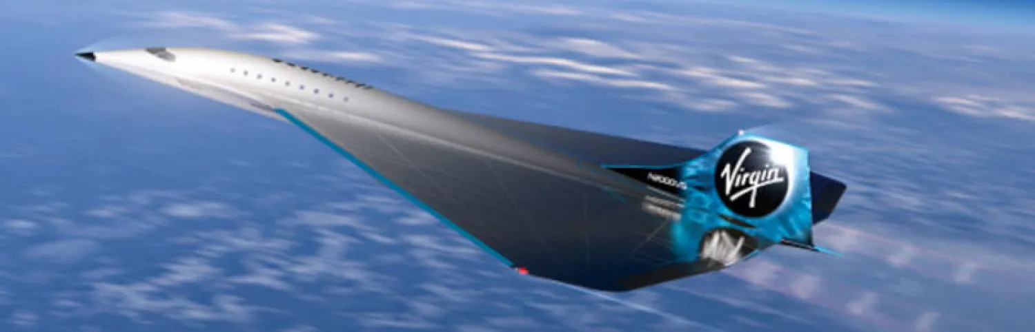 طائرة نفاثة لشركة «فيرجين غالاتيك» البريطانية