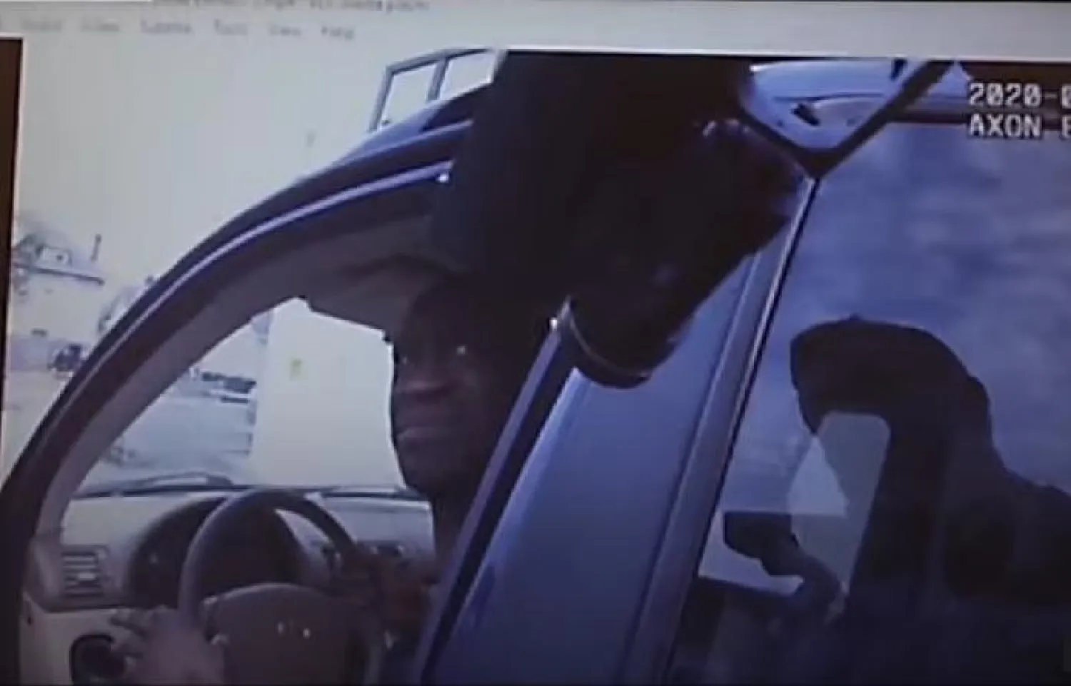 لقطة من مقطع الفيديو المسرب