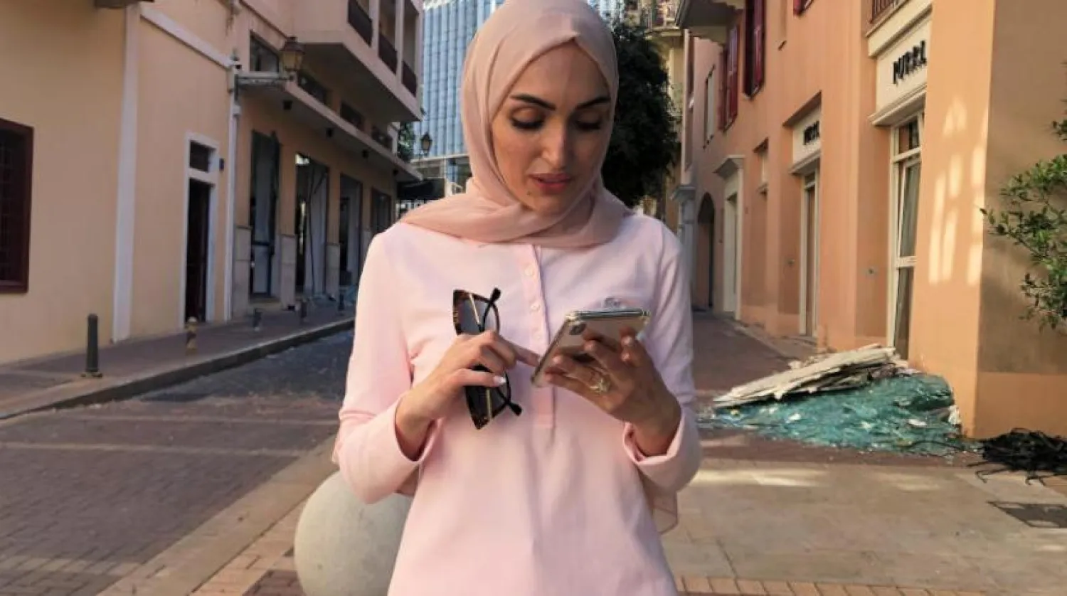 İsra es Sebalani düğün videosunun çekildiği yerde (Reuters)