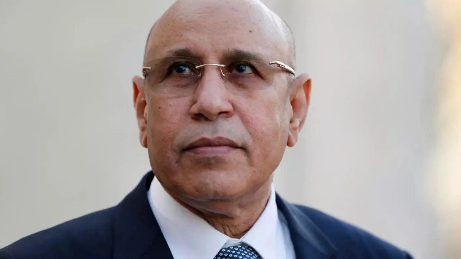 President Mohamed Ould Cheikh El Ghazouani. (AFP)