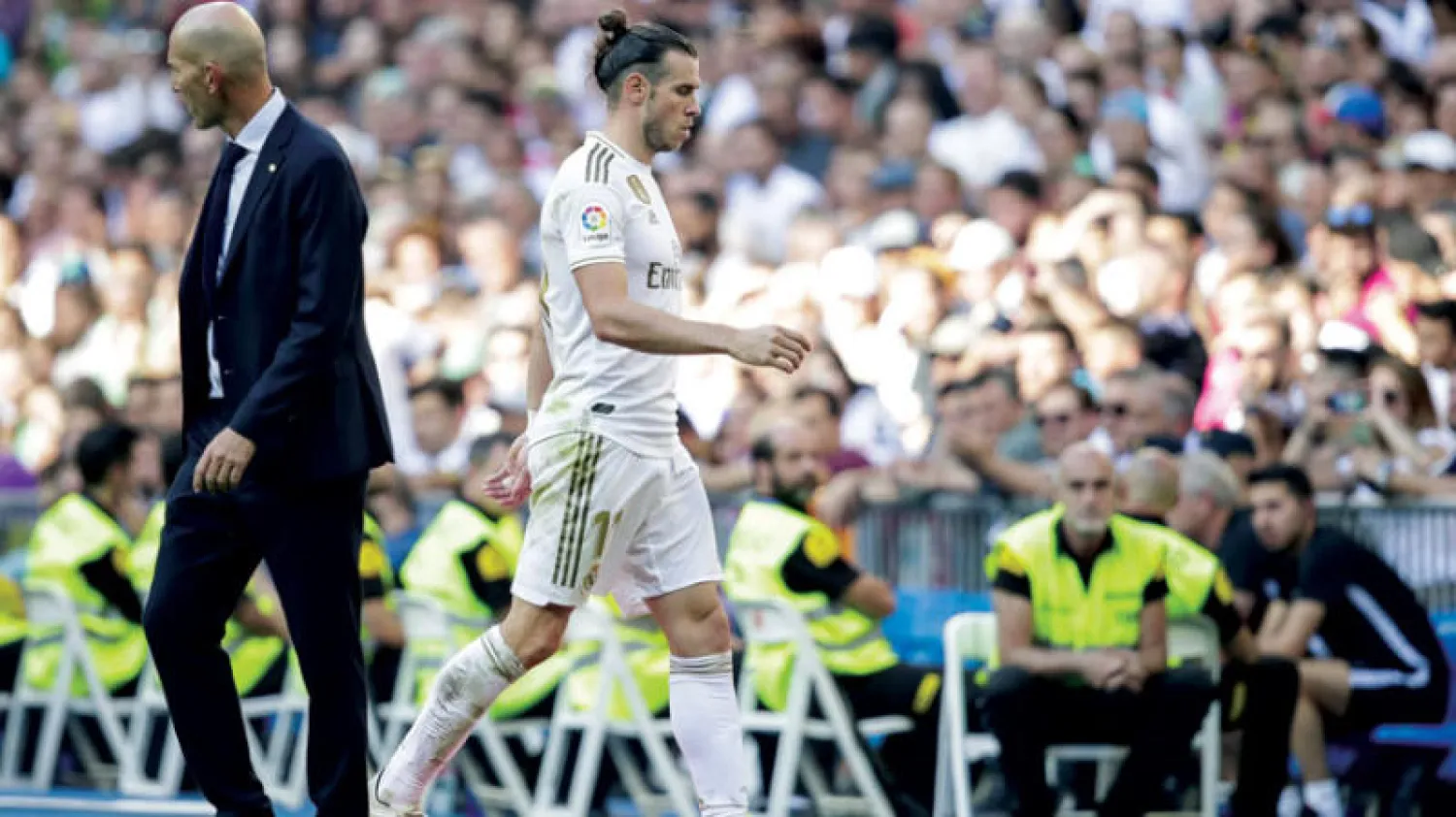 لم تكن هناك خلافات حادة بين زيدان وبيل  لكن انكسر شيء ما ولم يتم إصلاحه حتى الآن (غيتي)