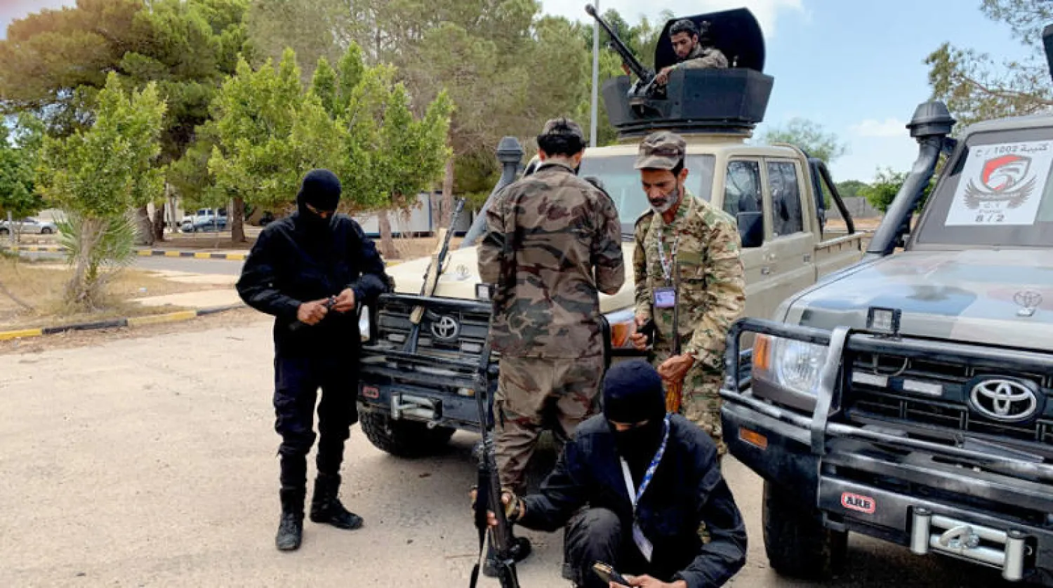 قوات موالية لحكومة {الوفاق} في العاصمة الليبية (رويترز)