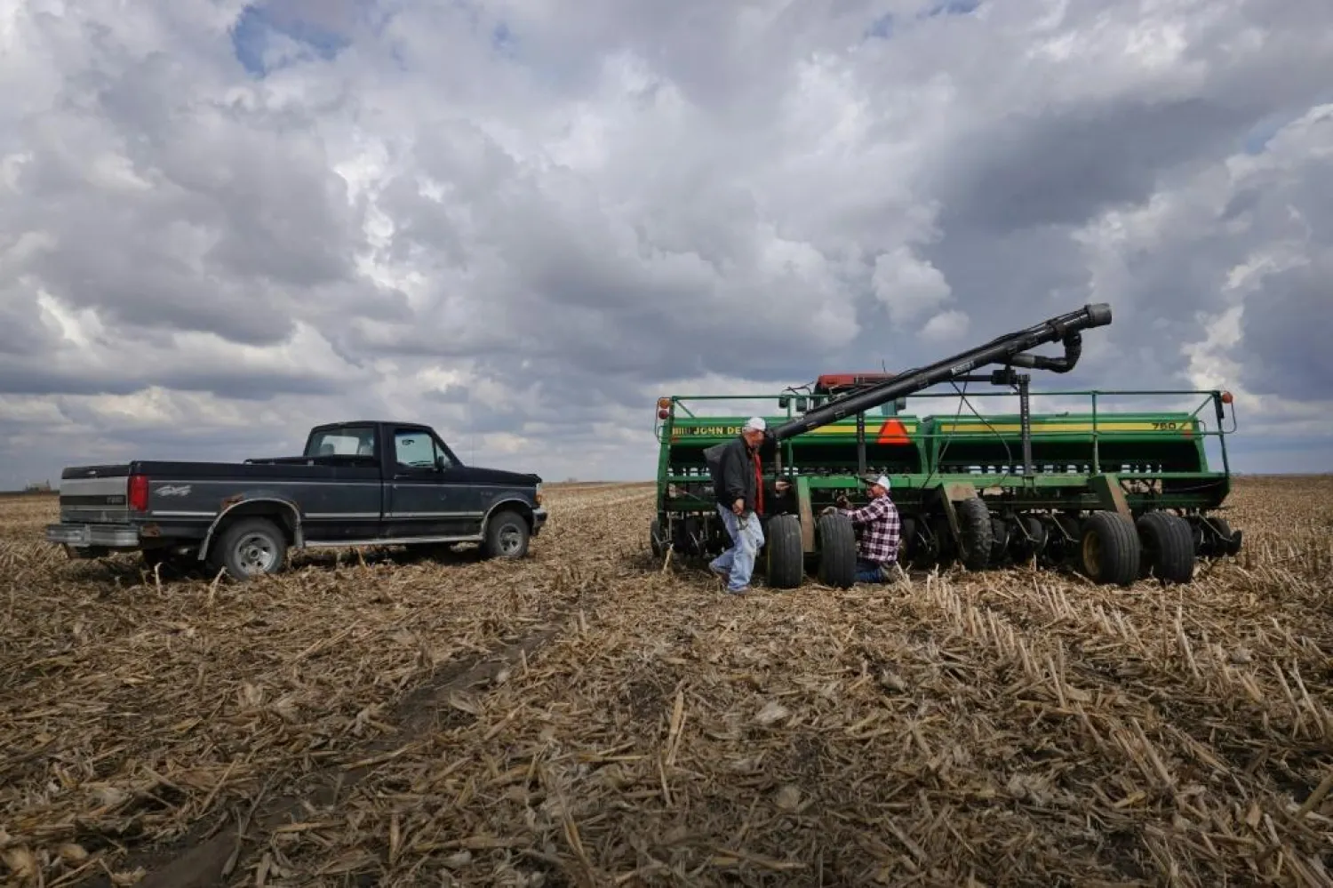 China has stepped up purchases of US corn and soy in recent weeks, but could cancel those orders if they find a better price later on | AFP