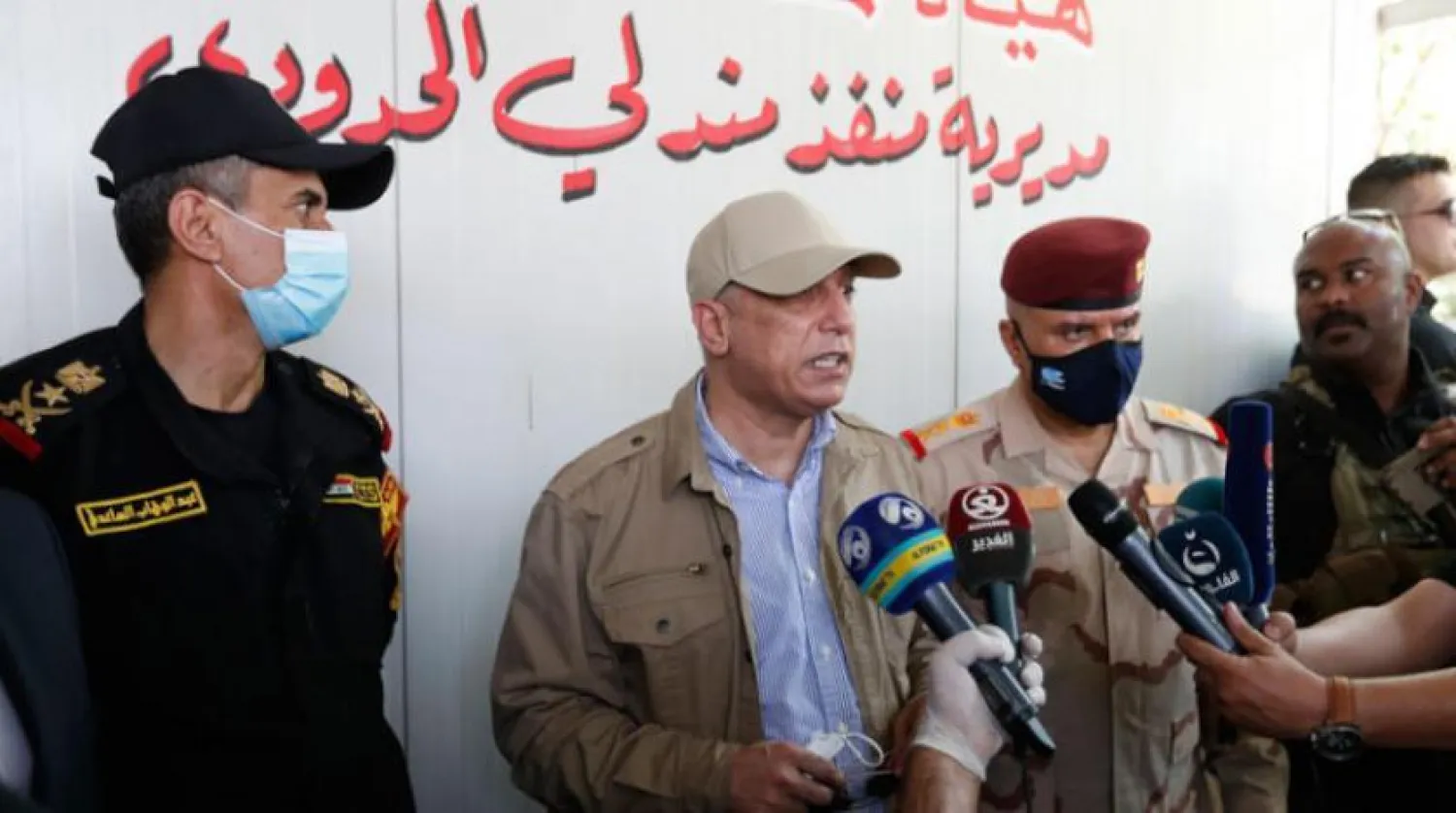 Kazimi’nin Mendeli Sınır Kapısı’na yönelik ziyareti (AP)
