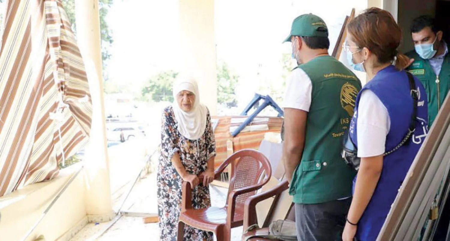 توزيع مساعدات للعائلات المتضررة (الشرق الأوسط)