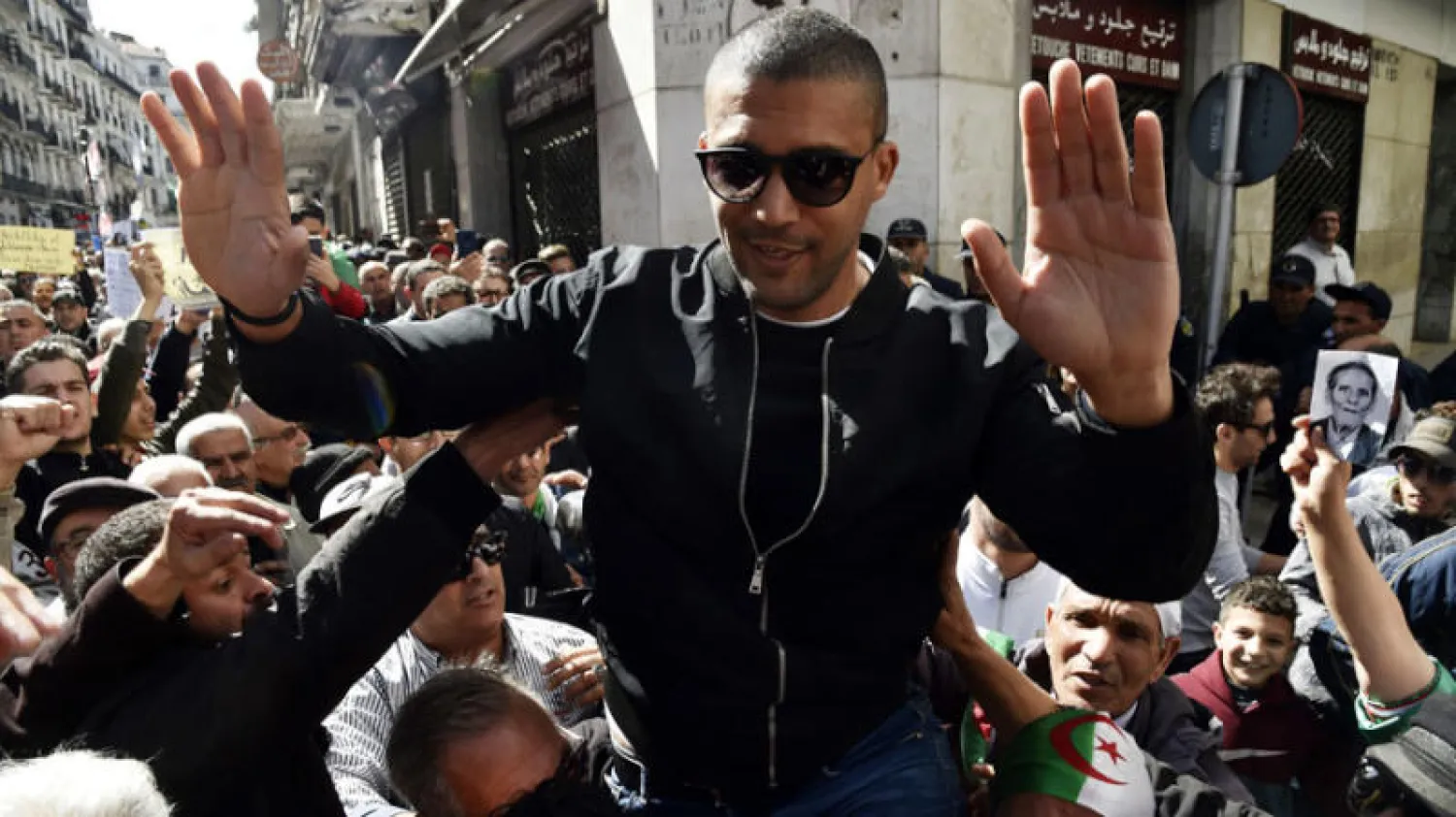 صورة أرشيفية لخالد درارني تعود لمارس الماضي (أ.ف.ب)