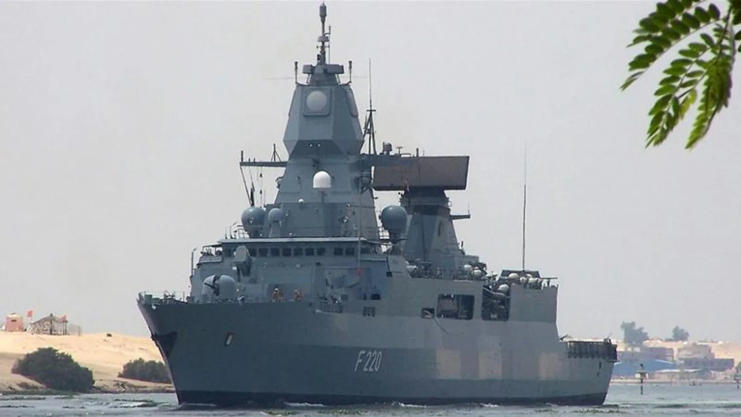 Germany's Sachsen class air-defense frigate 'Hamburg' [File: Stringer/AFP]
