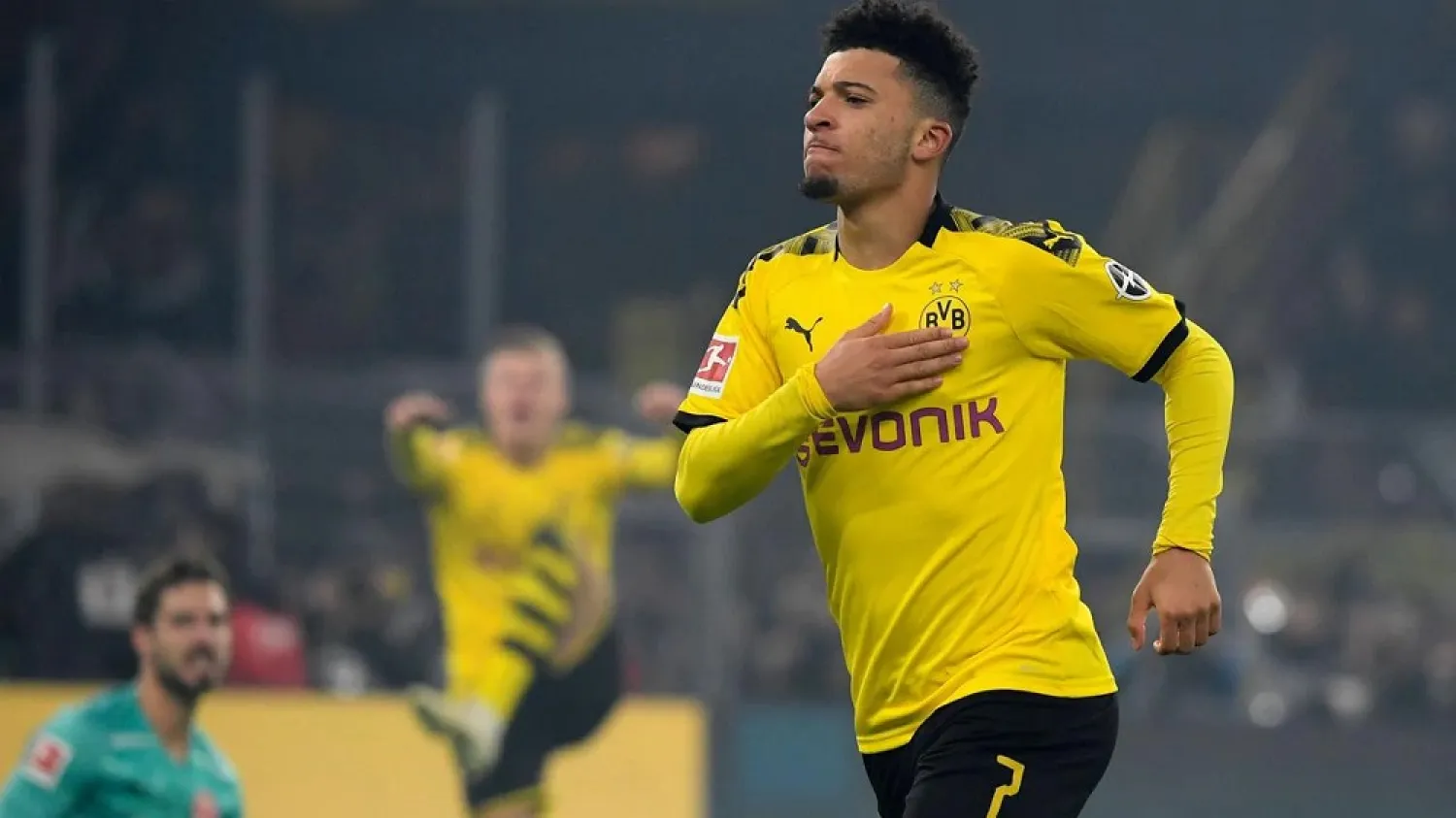 England winger Jadon Sancho. (AFP)