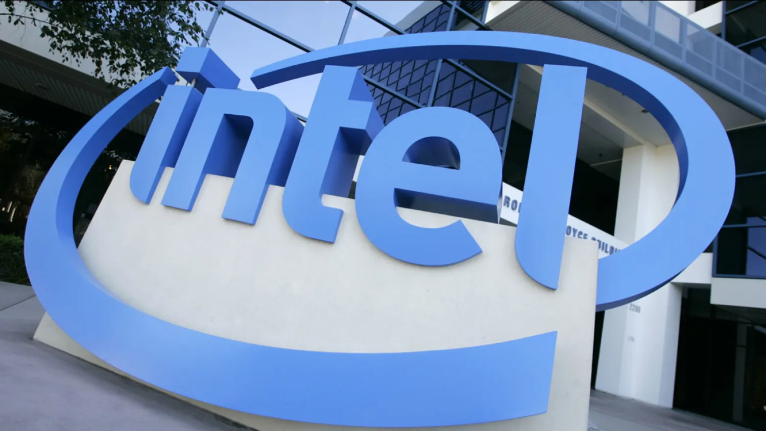 The Intel logo is seen outside their Robert N. Noyce
building in Santa Clara, Calif. in this July 16, 2007 file photo. (AP
Photo/Eric Risberg)