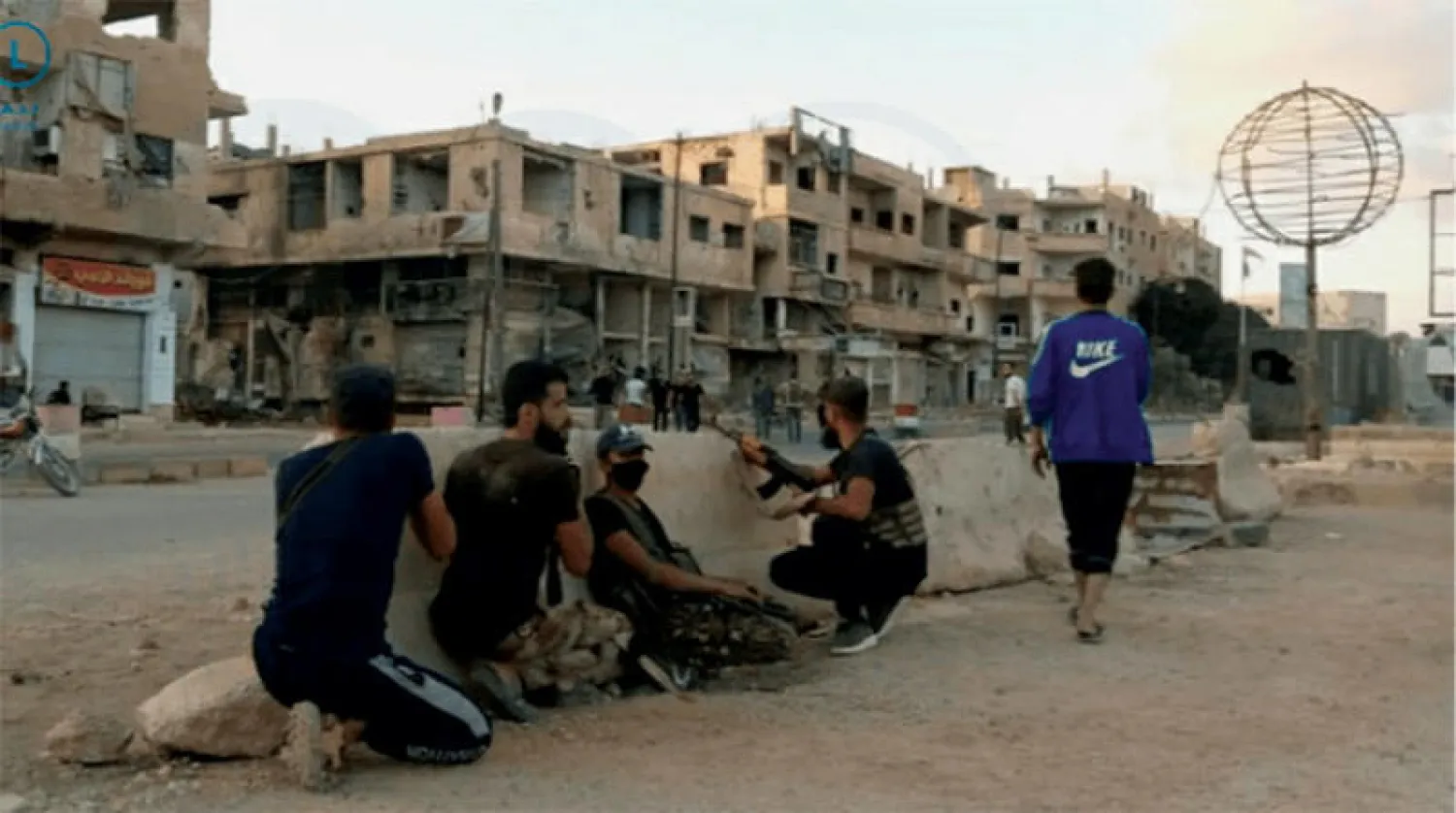 مسلحون في درعا جنوب سوريا (الشرق الأوسط)