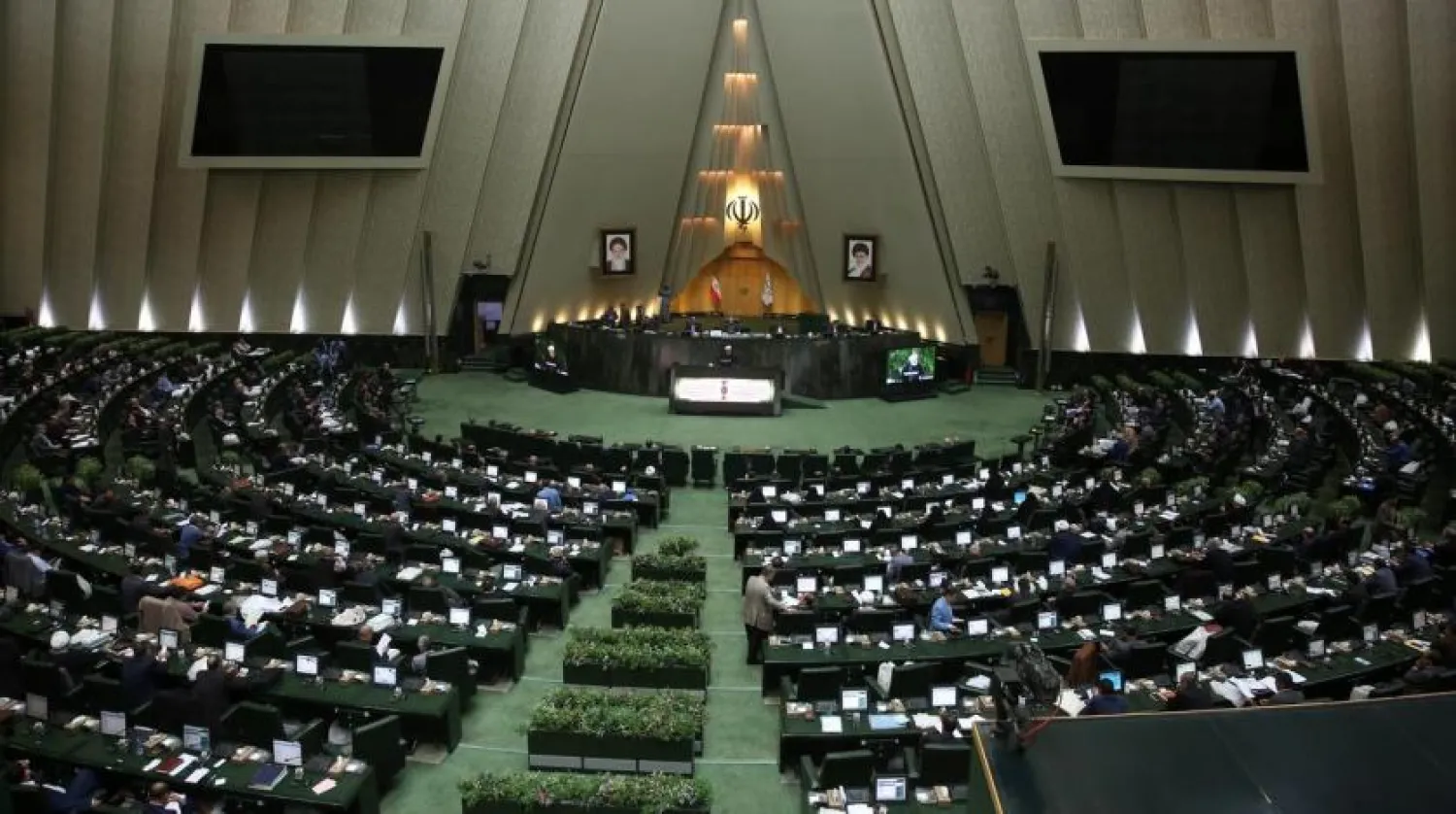 Iranian President Hassan Rouhani speaks during a session of parliament in Tehran, Iran, December 8, 2019. Official President website/Handout via REUTERS
