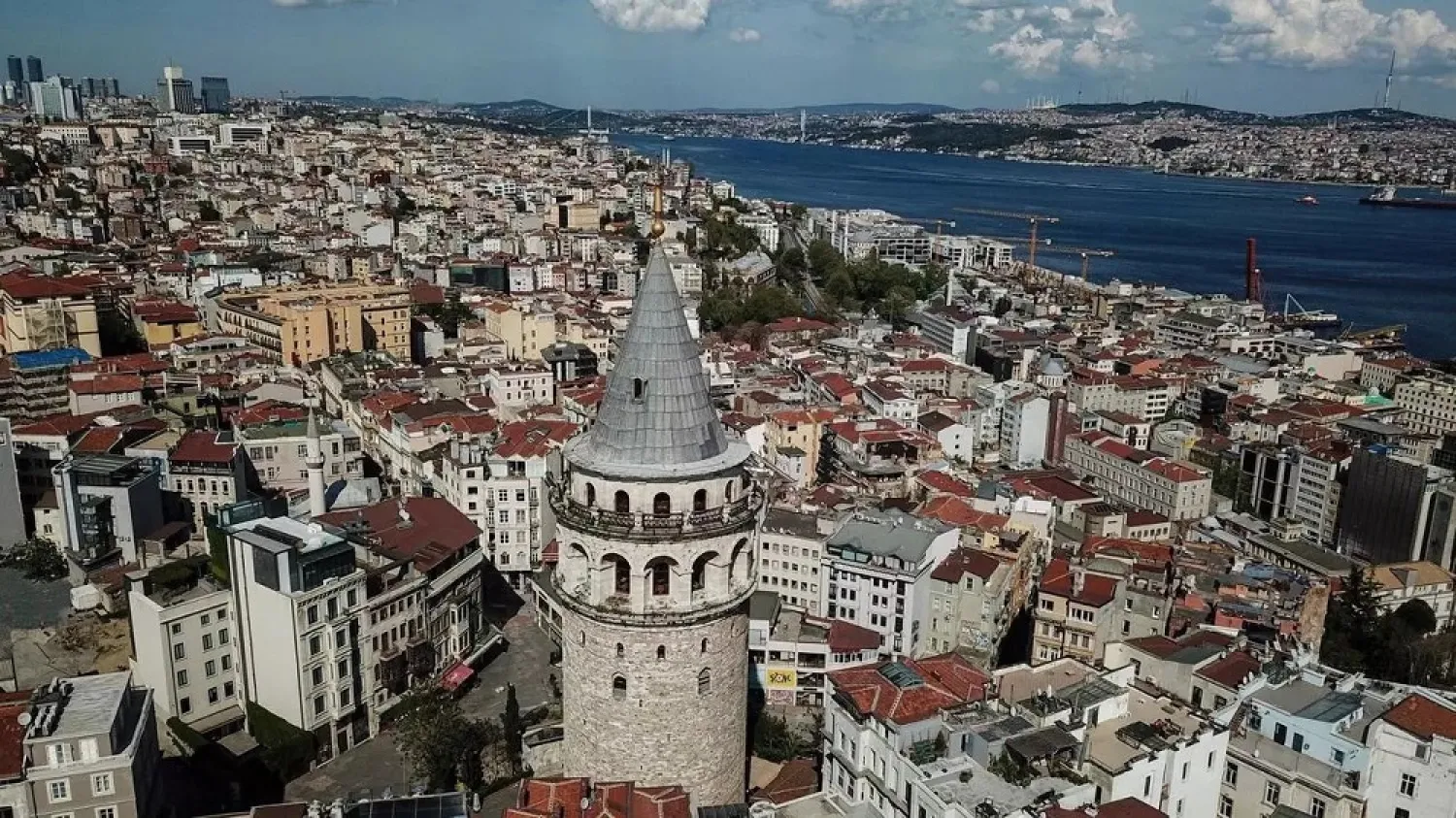 Footage of restoration taking down a wall in Istanbul's famed Galata Tower has caused a storm over the rough handling of the city's priceless heritage. (AFP)