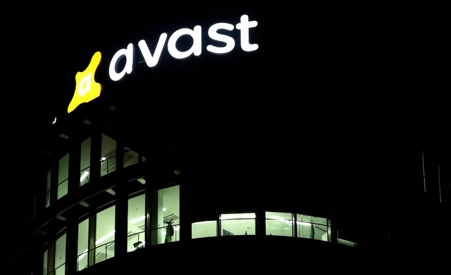 The logo of Avast Software company is seen at its headquarters in Prague. (Reuters)
