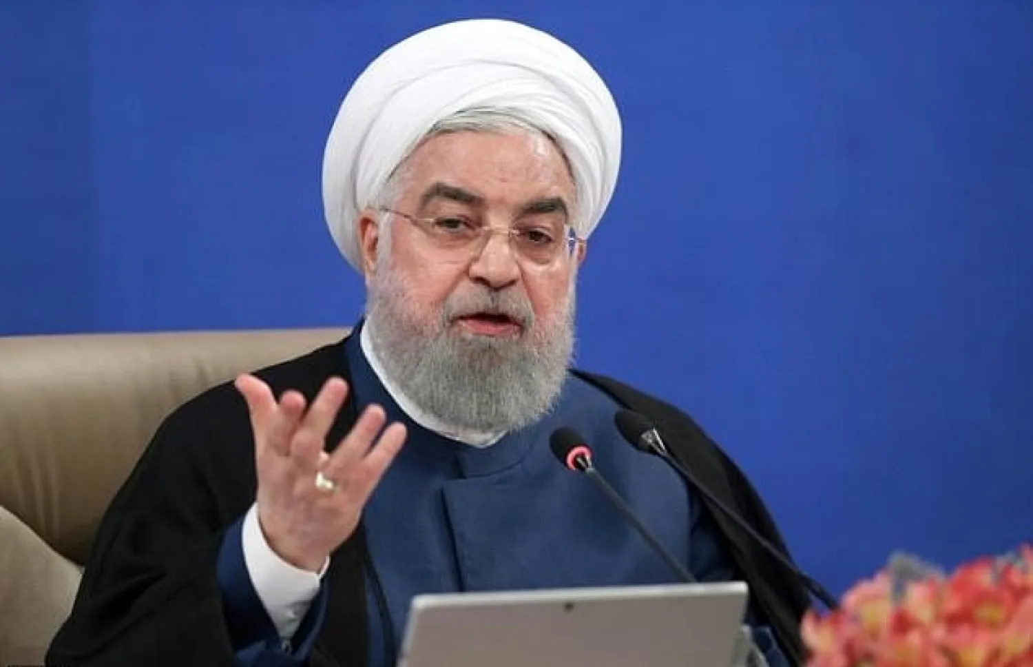 Iranian President Hassan Rouhani has held out hope that a US bid to extend a UN arms embargo on his country will fail. AFP