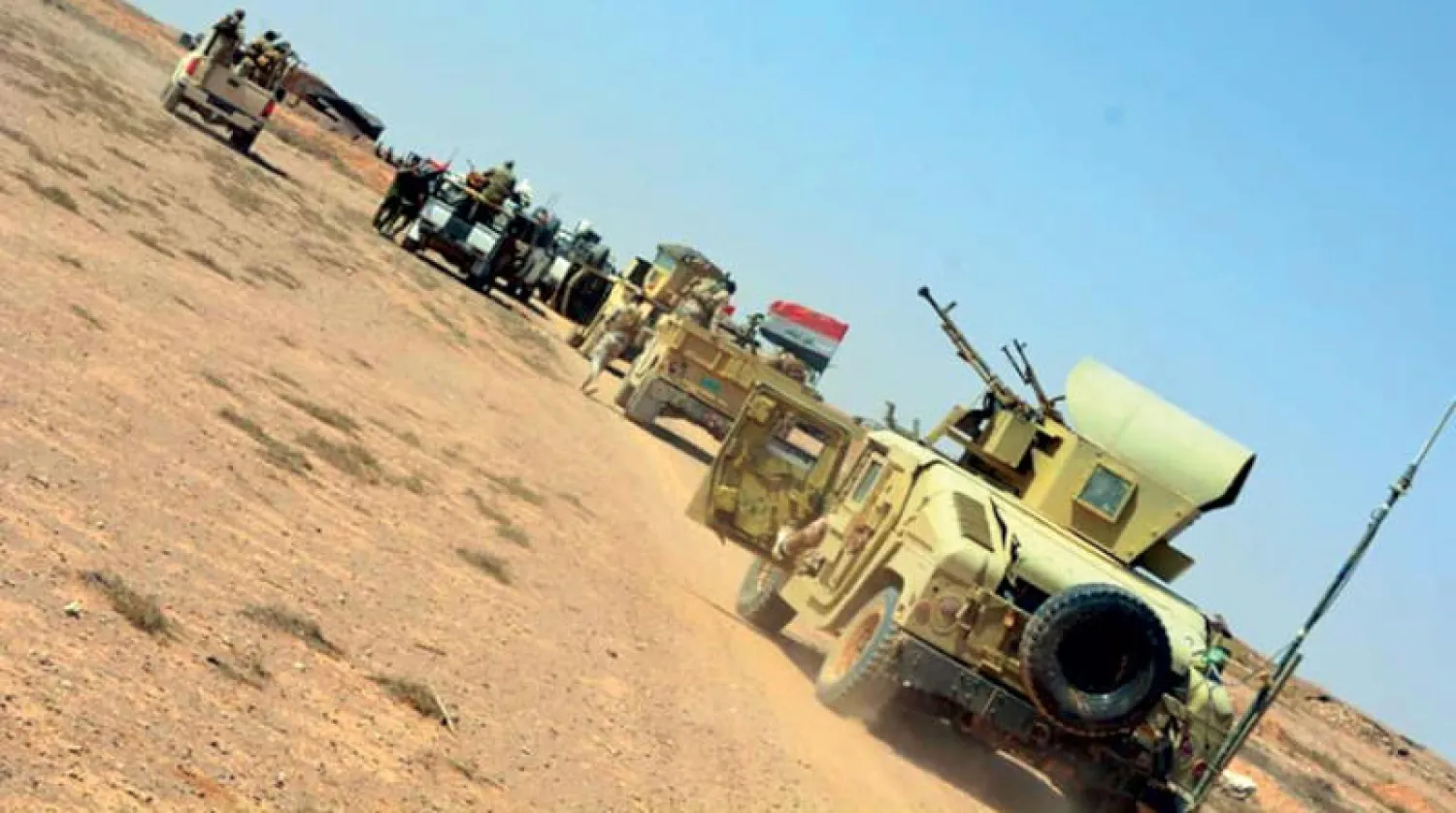 القوات العراقية تنفذ عمليات تطهير جنوب نهر الفرات  («تويتر» وزارة الدفاع)