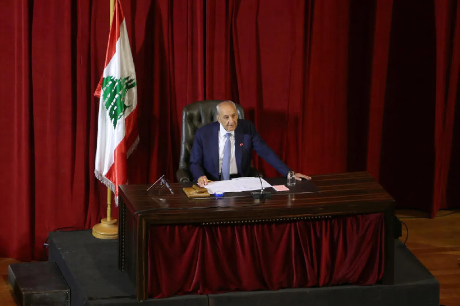 رئيس مجلس النواب اللبناني نبيه بري (رويترز)