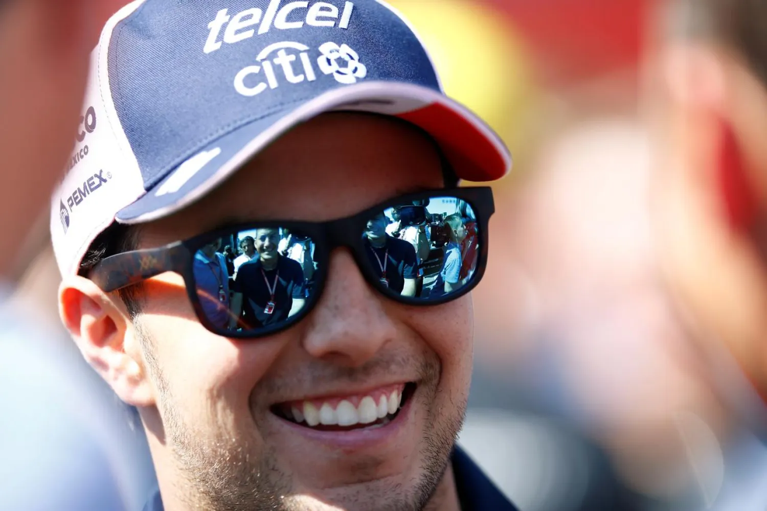 Formula One F1 - German Grand Prix - Hockenheimring, Germany - July 19, 2018 Force India's Sergio Perez speaks with the media. REUTERS/Ralph Orlowski