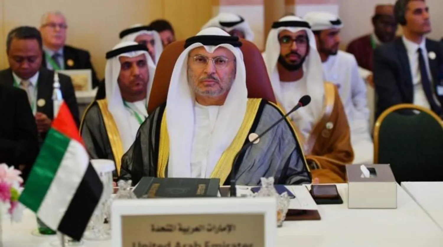 BAE Dış İlişkilerden Sorumlu Devlet Bakanı Enver Karkaş. (Arşiv-Reuters)