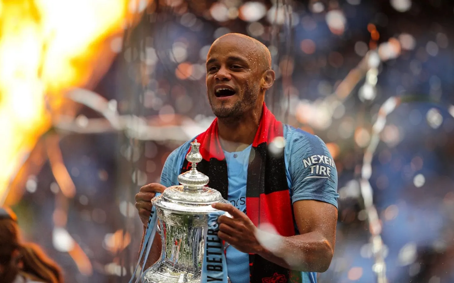Former Manchester City captain Vincent Kompany. (Getty Images)