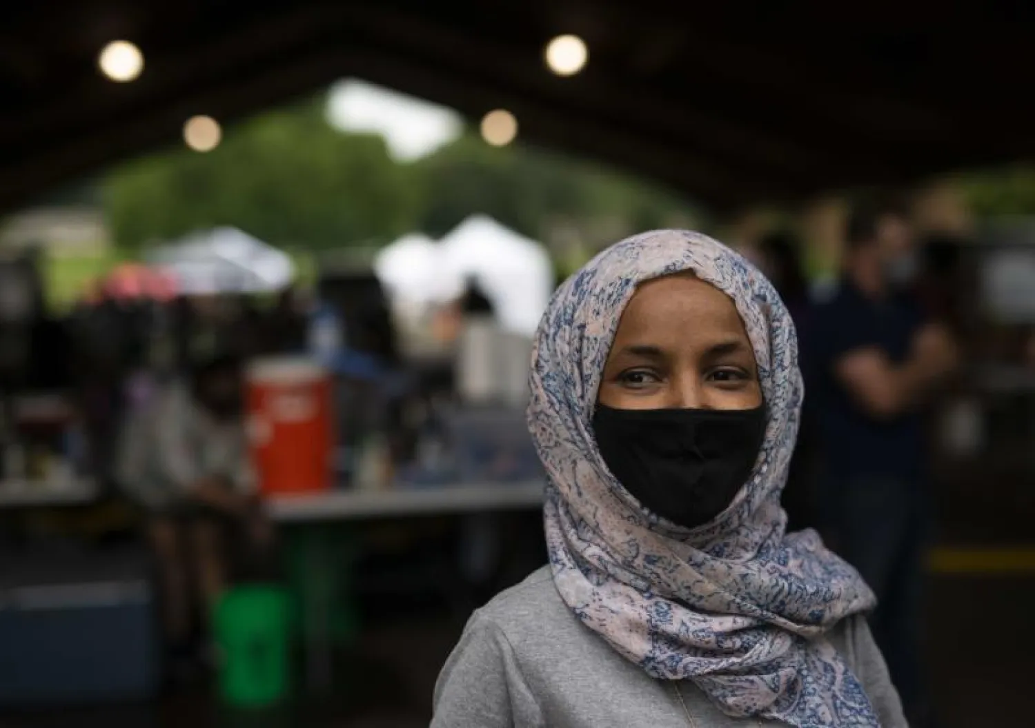 النائبة الديمقراطية الأميركية إلهان عمر (أ.ف.ب)