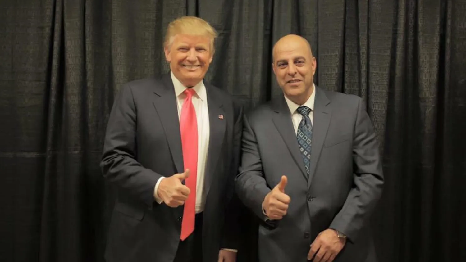 Amer Fakhoury with US President Donald Trump