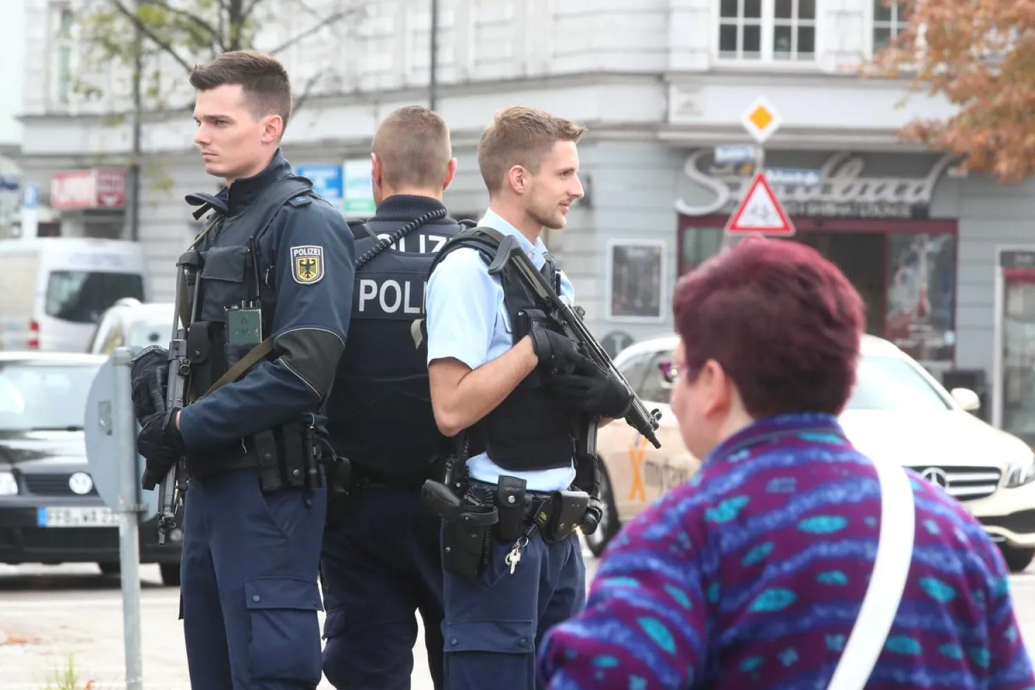 German police officers guard the site in Munich  | Reuters