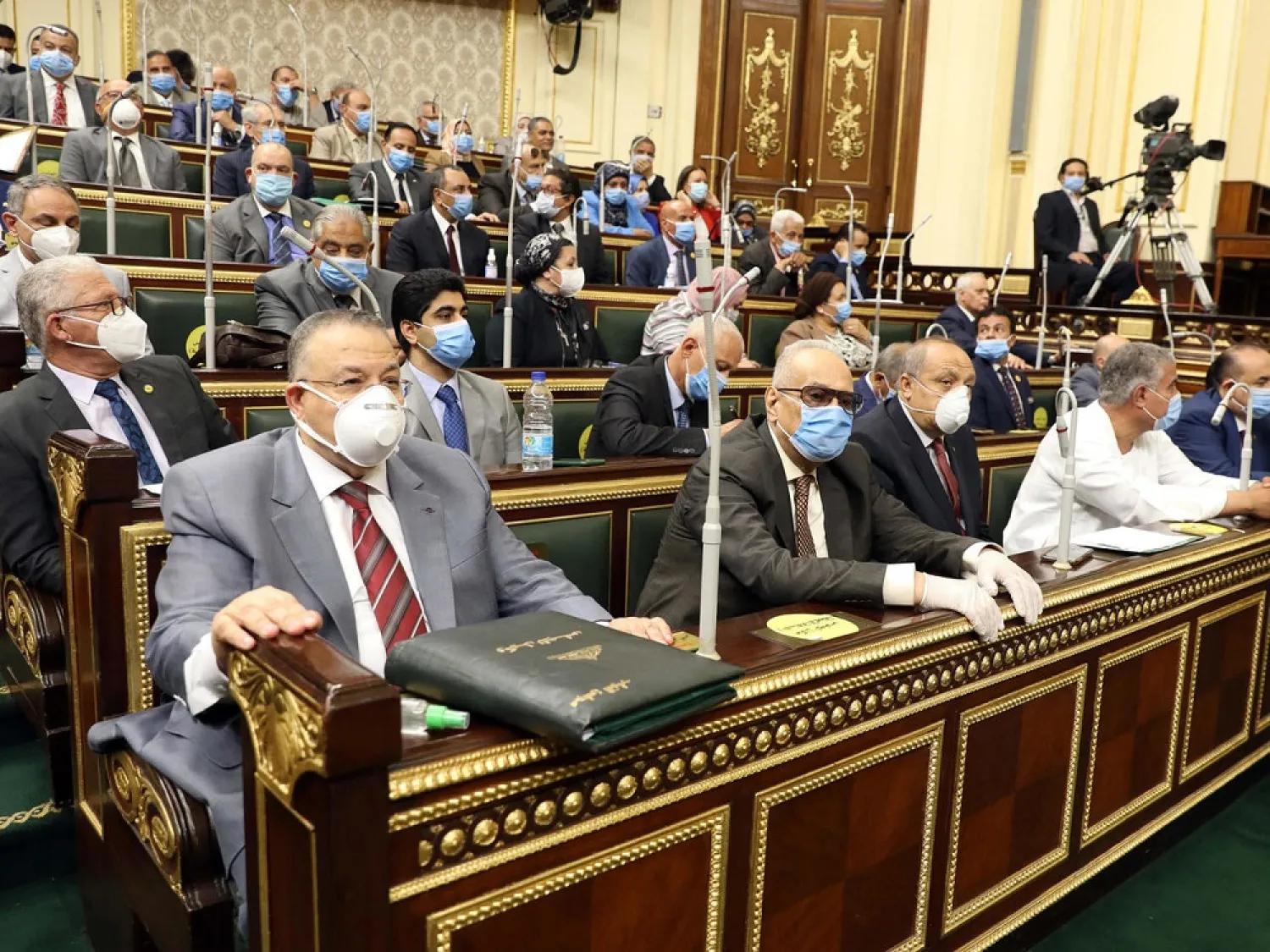 Egypt’s parliament approved a maritime deal setting the country’s Mediterranean Sea boundary with Greece. (AFP)
