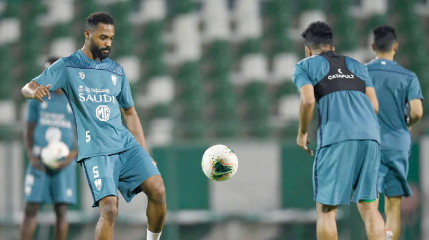 من استعدادات الأهلي للمواجهة (الشرق الأوسط)