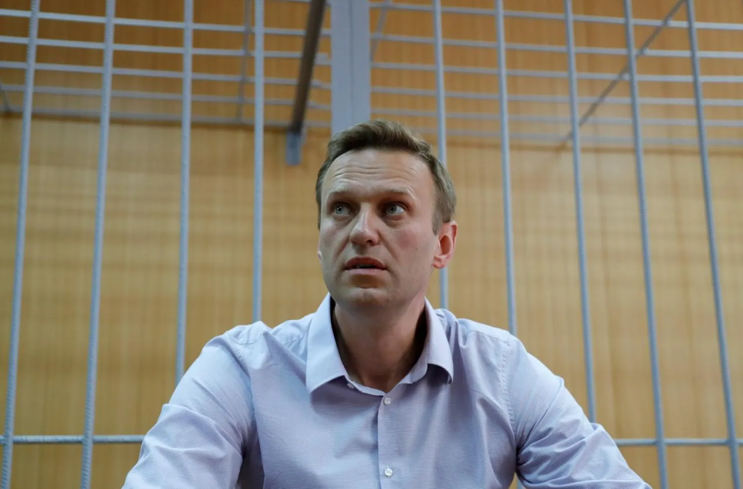 Russian opposition leader Alexei Navalny attends a court hearing in Moscow, Russia May 15, 2018. REUTERS/Tatyana Makeyeva