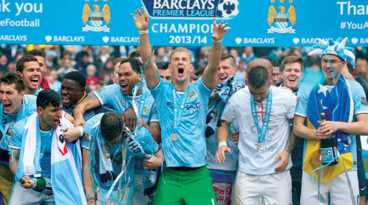 ساعد هارت مانشستر سيتي على الفوز بلقبه الثاني في الدوري الإنجليزي الممتاز 2014 (الشرق الأوسط)