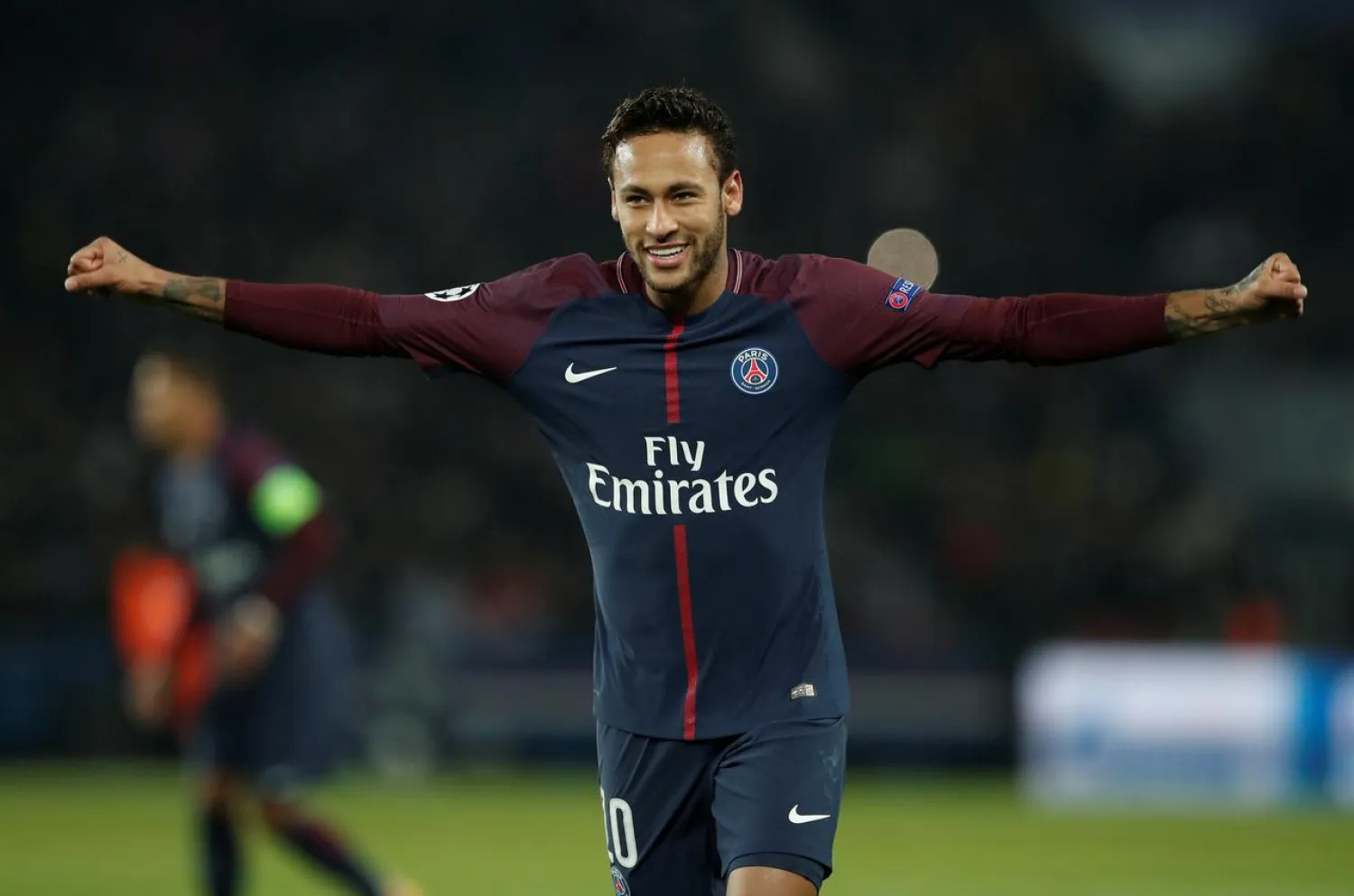 Soccer Football - Champions League - Paris St Germain vs R.S.C. Anderlecht - Parc des Princes, Paris, France - October 31, 2017 Paris Saint-Germain’s Neymar celebrates REUTERS/Benoit Tessier
