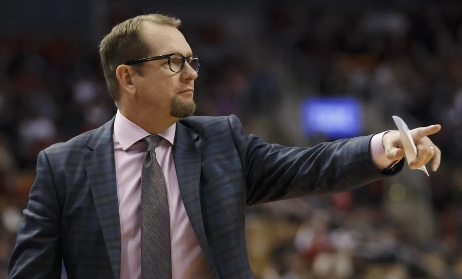 Toronto Raptors head coach Nick Nurse. (AP)