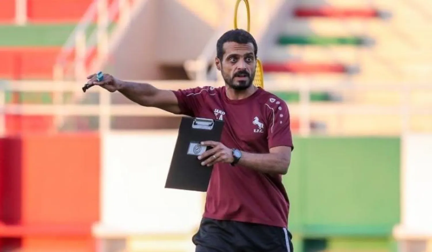 خالد العطوي مدرب فريق الاتفاق (المركز الإعلامي للنادي)