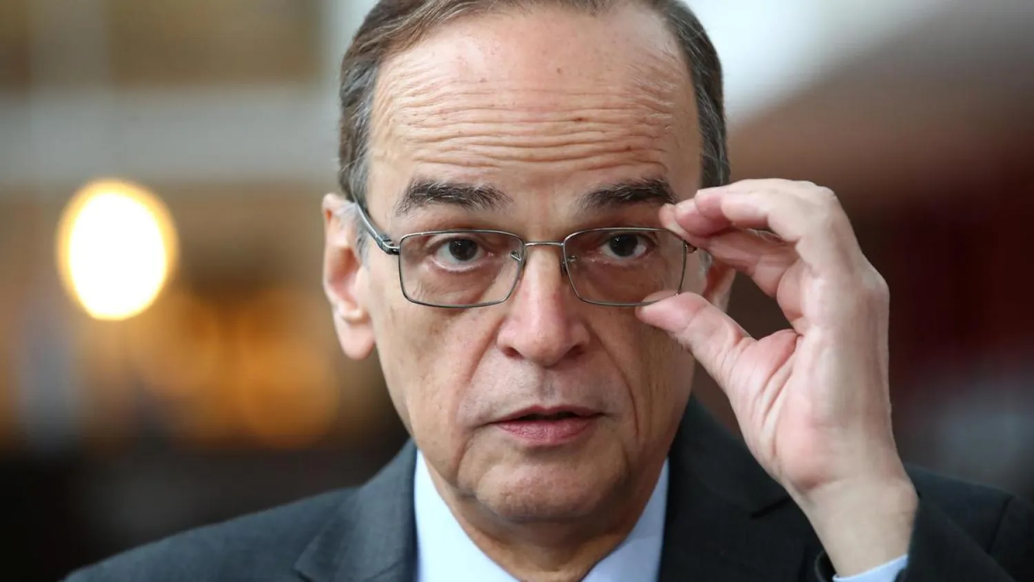 Constitutional Committee Co-Chair and opposition representative, Hadi al-Bahra. (Reuters)