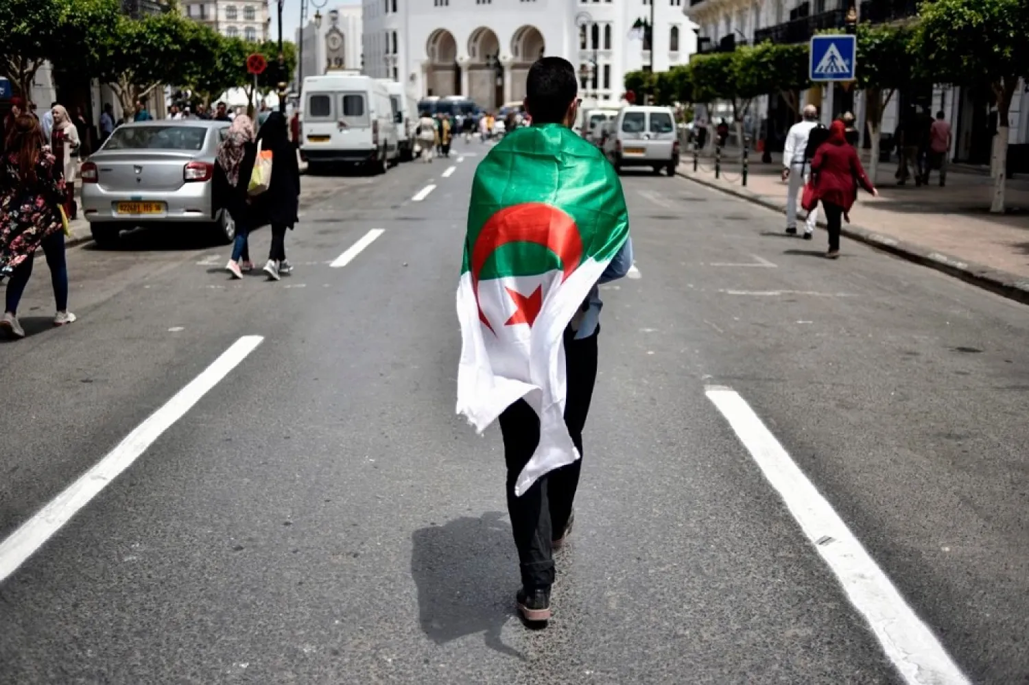 Journalist Abdelkrim Zeghileche was sentenced to two years in prison. (Getty Images)