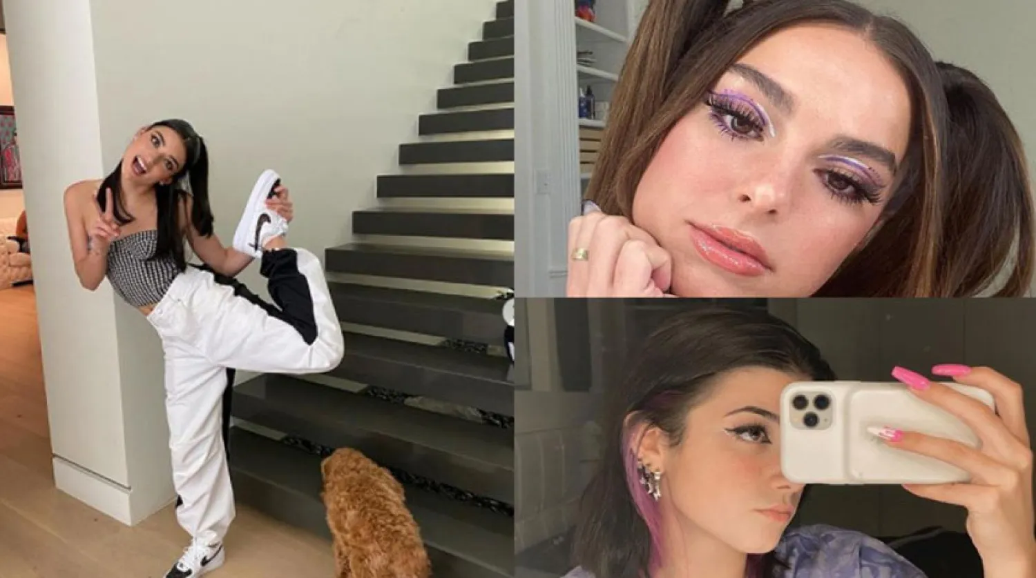 Üç genç TikTok fenomeninin kazancı toplamda 11,9 milyon dolar ediyor (@dixiedamelio, @addisonraee, @charlidamelio / Instagram)