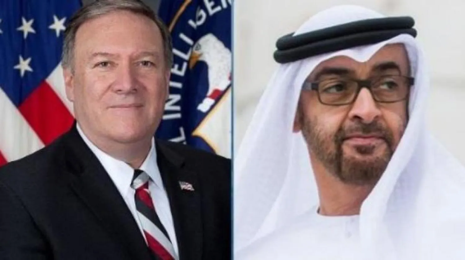 ولي عهد أبوظبي  يبحث مع بومبيو «معاهدة السلام»