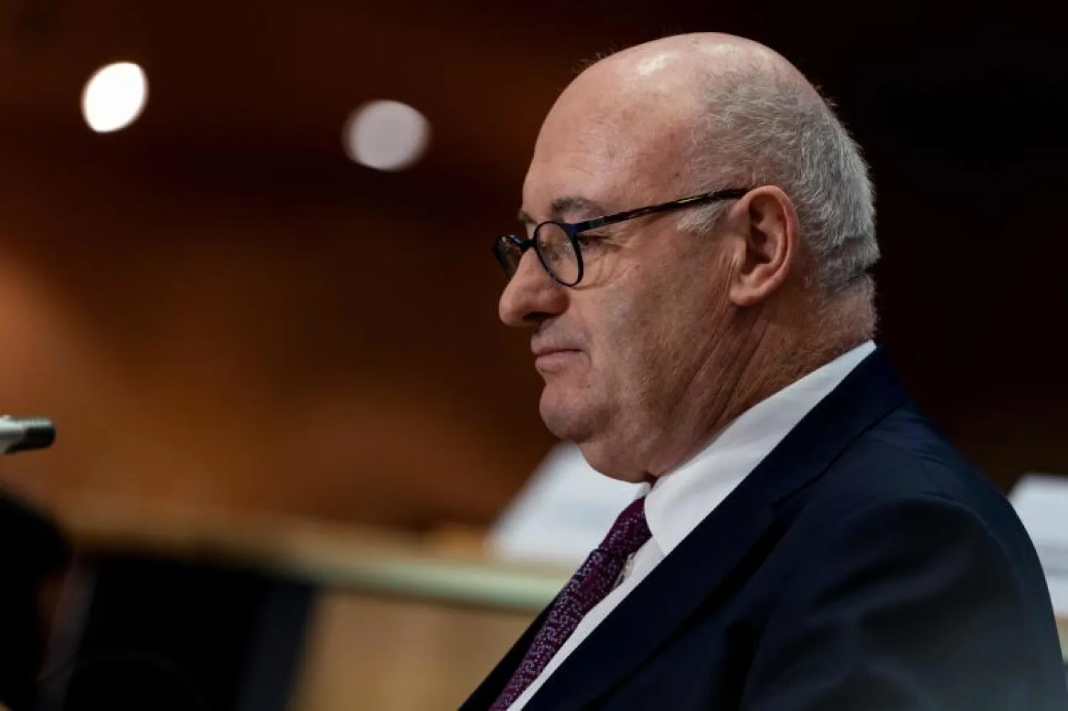 المفوض التجاري للاتحاد الأوروبي فيل هوغان (أ.ف.ب)