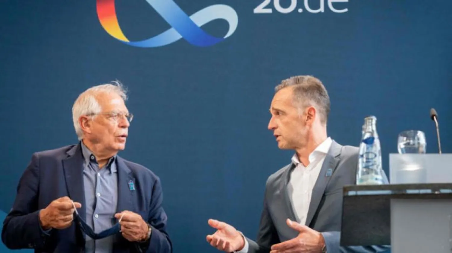 Josep Borrell ile Heiko Maas (AFP)