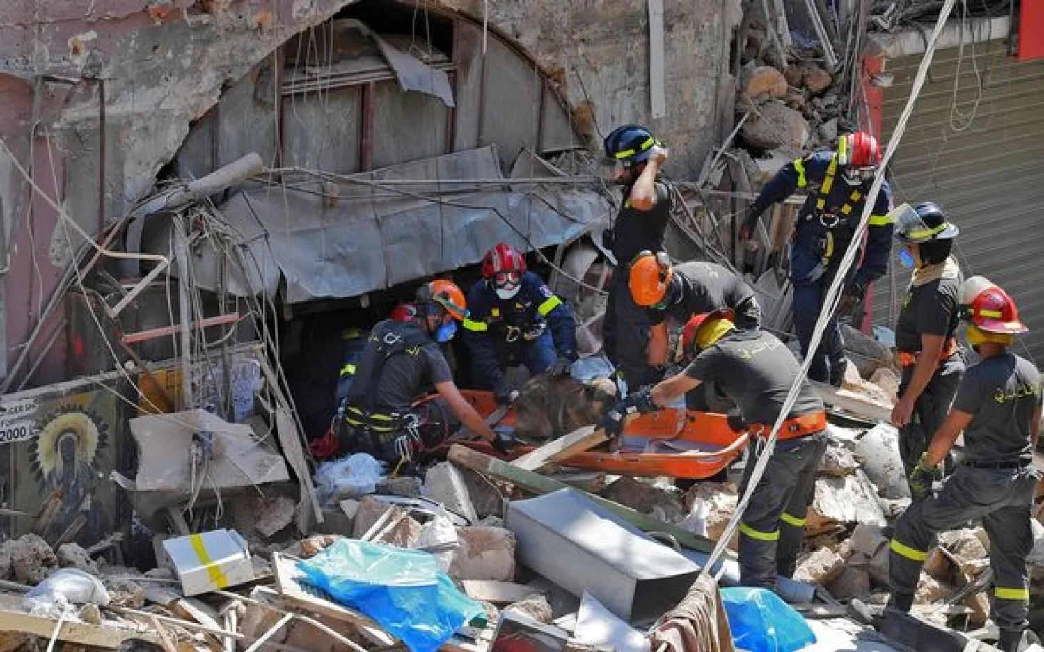 The explosion in Beirut left 181 dead earlier this month (Image: AFP via Getty Images)
