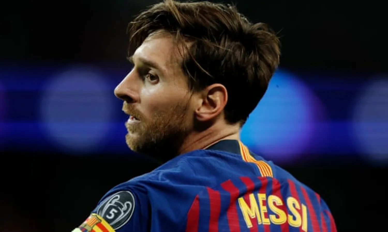  Barcelona could not even entertain the idea of Lionel Messi retiring when he mentioned it last year, let alone him playing for another club. Photograph: Tom Jenkins/The Guardian
