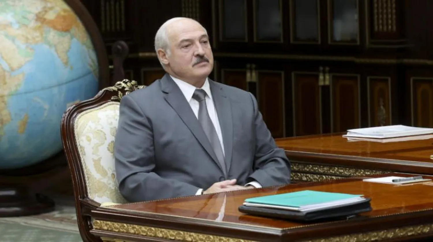 Belarus Devlet Başkanı Aleksandr Lukaşenko Minsk'te (AP)