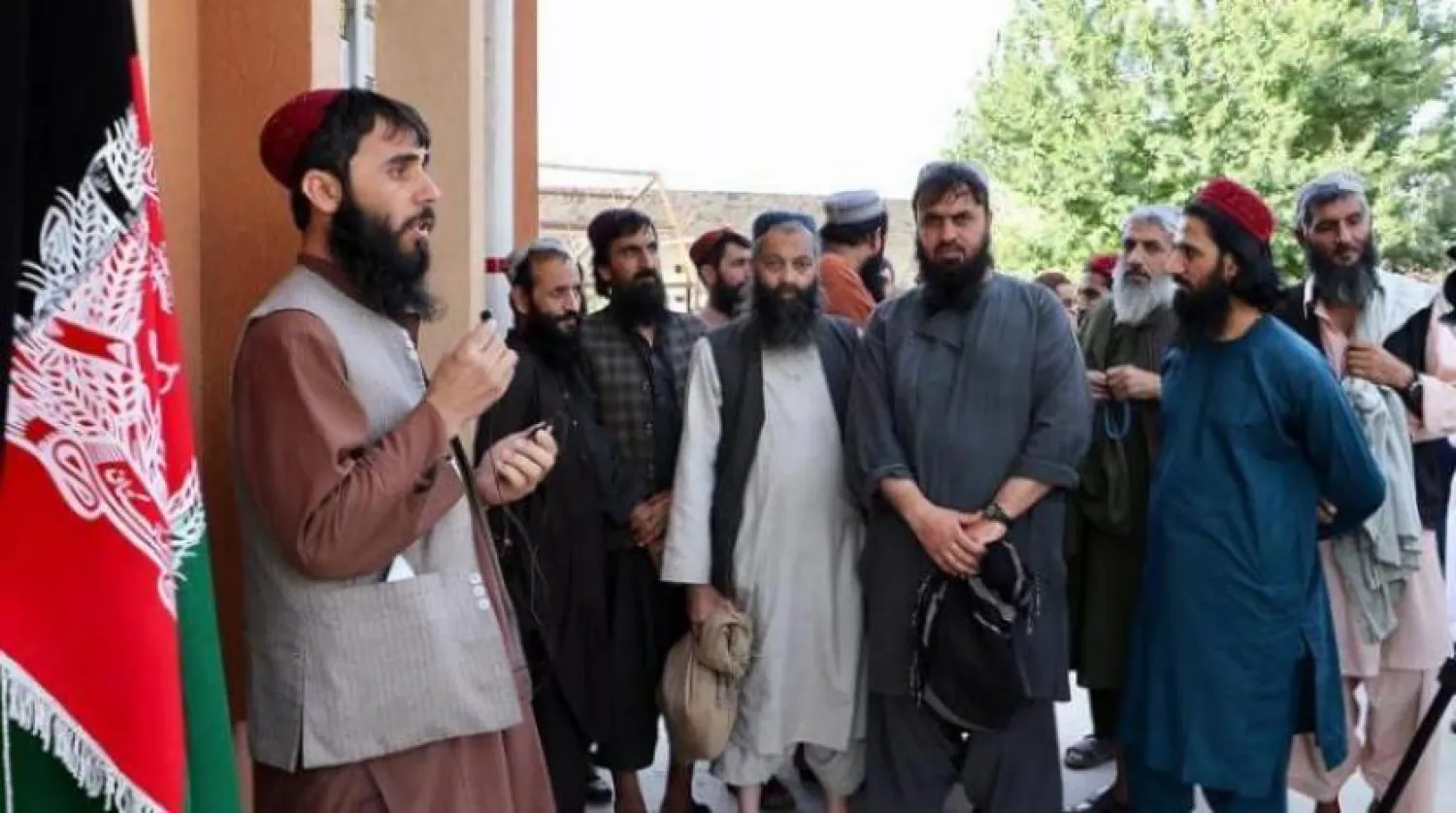 Daha önce serbest bırakılan Taliban mahkumları (Arşiv-AFP)