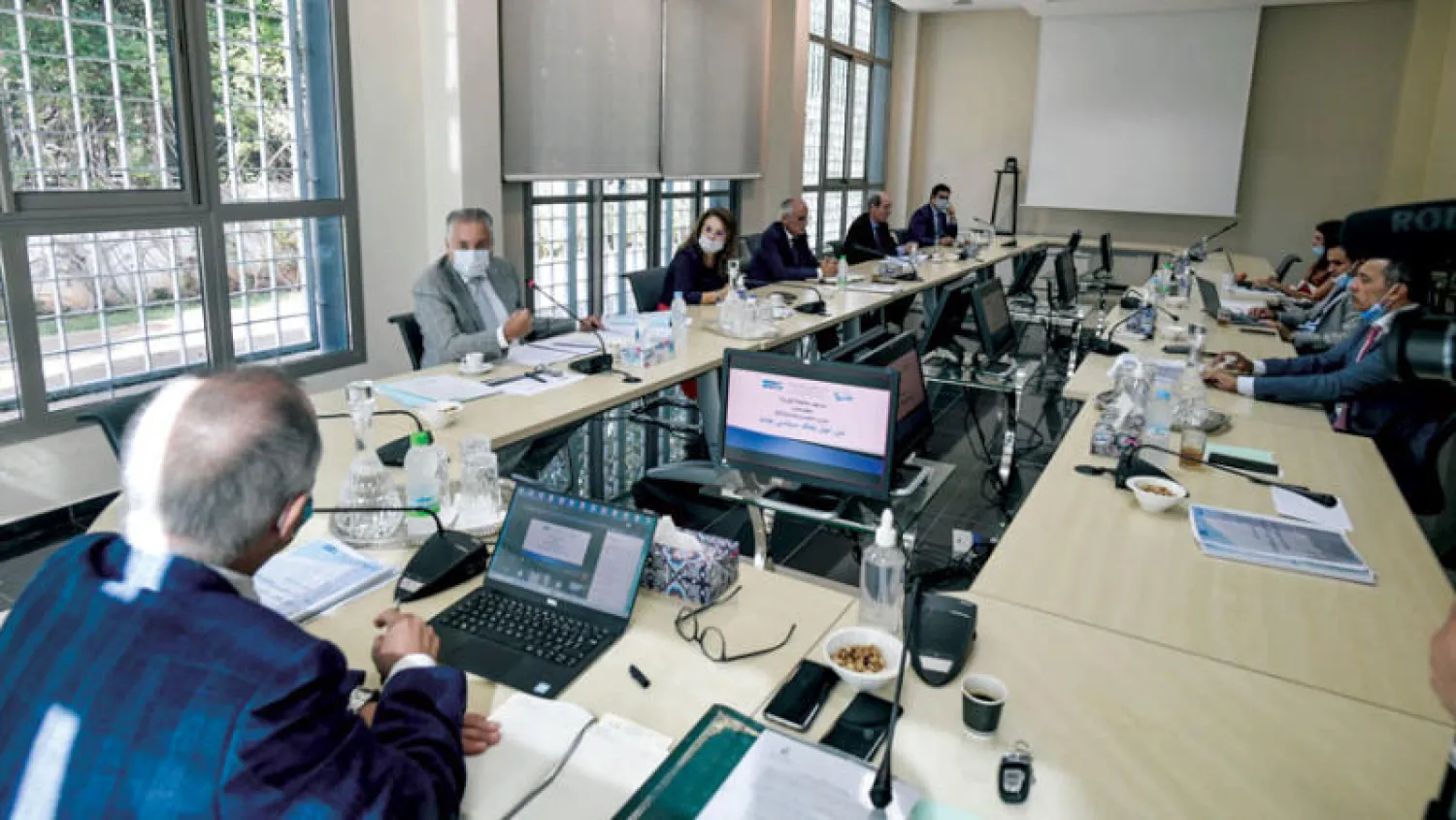 اللجنة الخاصة بالنموذج التنموي المغربي استقبلت أمس وفداً من حزب التقدم والاشتراكية برئاسة أمينه العام محمد نبيل بنعبد الله (موقع اللجنة الملكية المغربية)