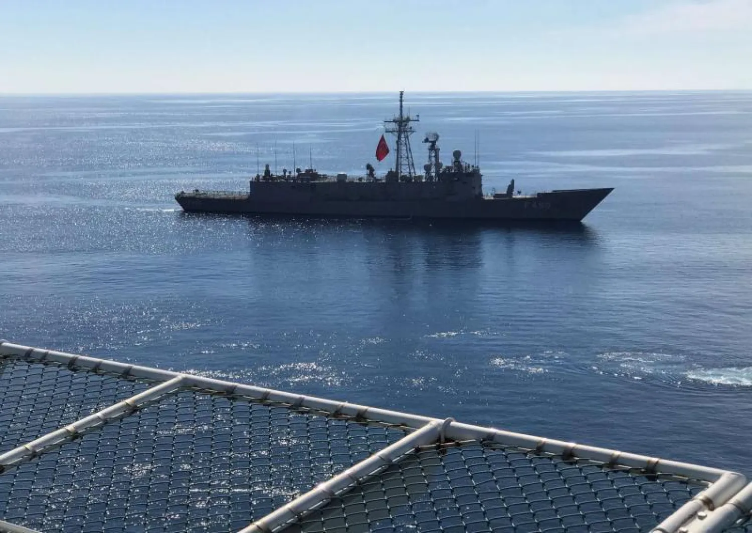 فرقاطة تركية (أرشيف - رويترز)