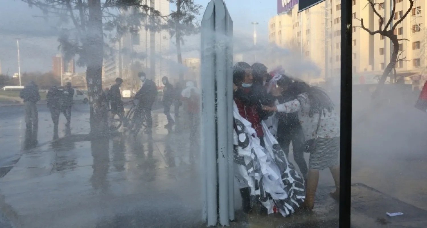 Şili'de protesto gösterisinde 20 kişi gözaltına alındı