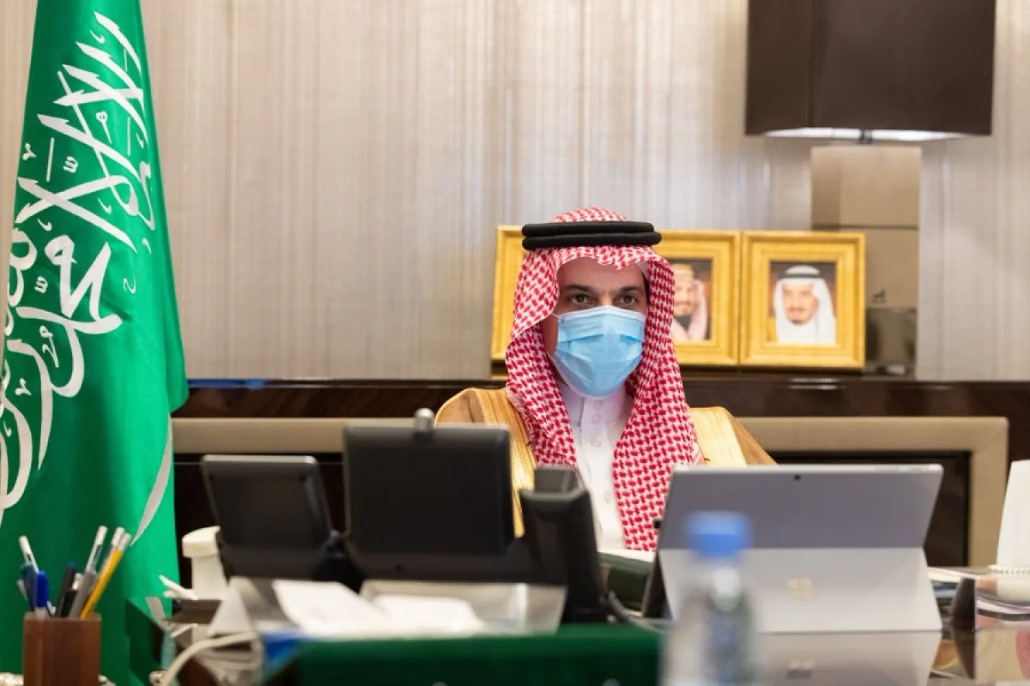 Saudi Foreign Minister Prince Faisal bin Farhan. Saudi Foreign Ministry Twitter account