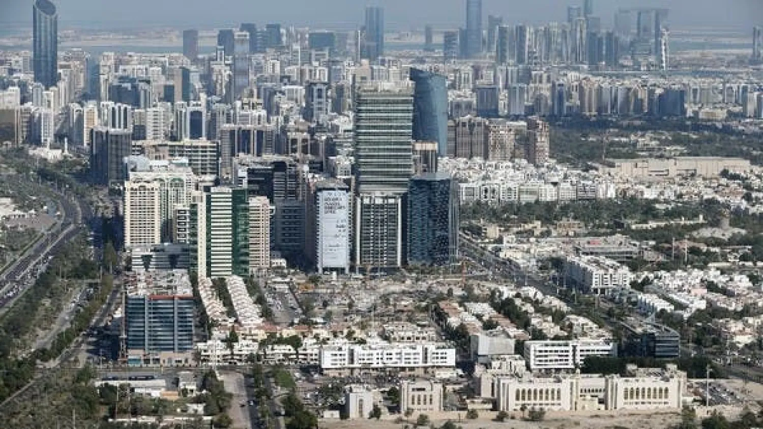 General view of the Abu Dhabi city is seen from observation deck of Emirates Towers in Abu Dhabi, United Arab Emirates. (Reuters)
