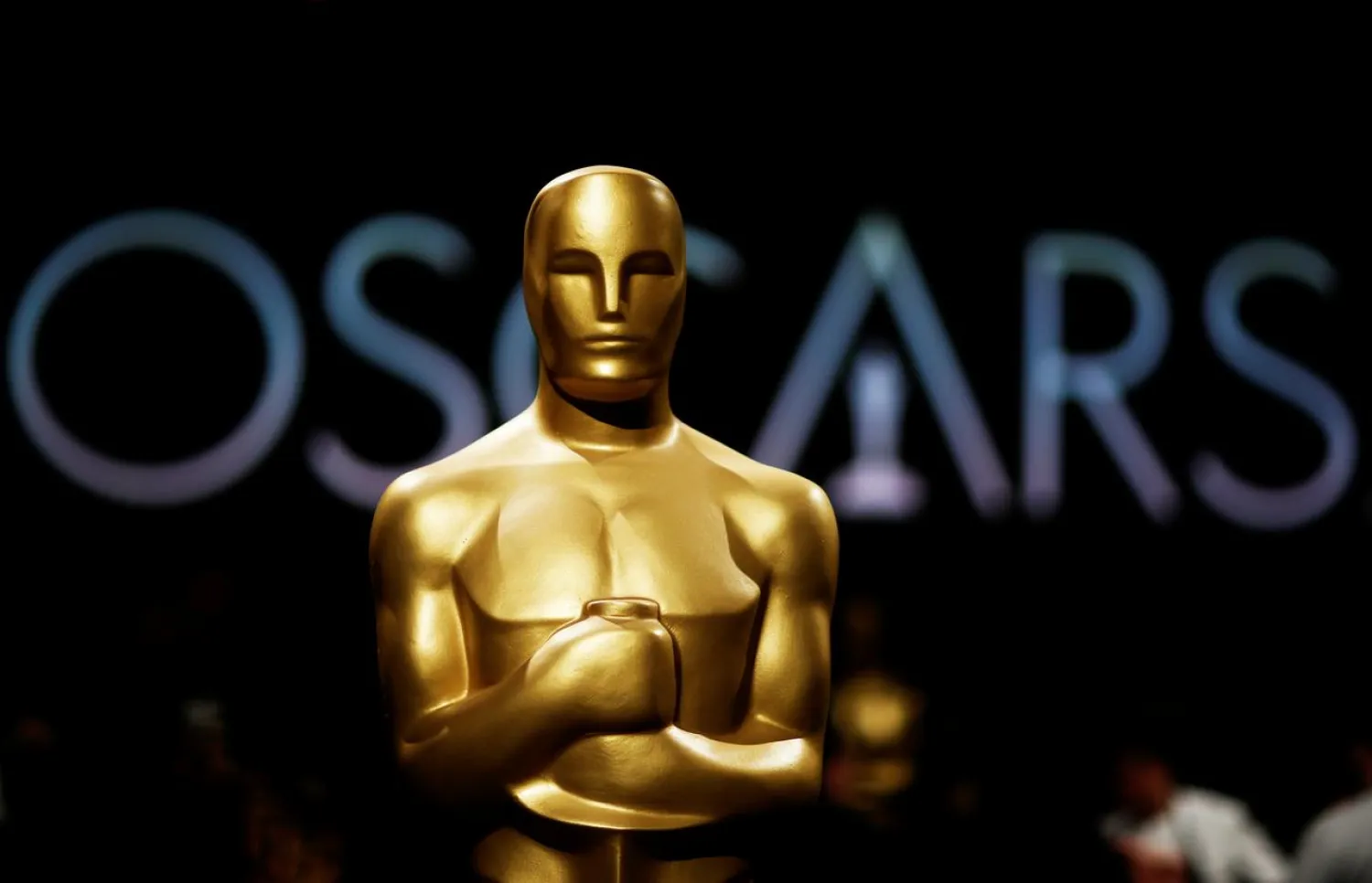 FILE PHOTO: An Oscar statue is seen during a media preview of this year's Academy's Governors Ball in Los Angeles, California, U.S., February 15, 2019. REUTERS/Mario Anzuoni
