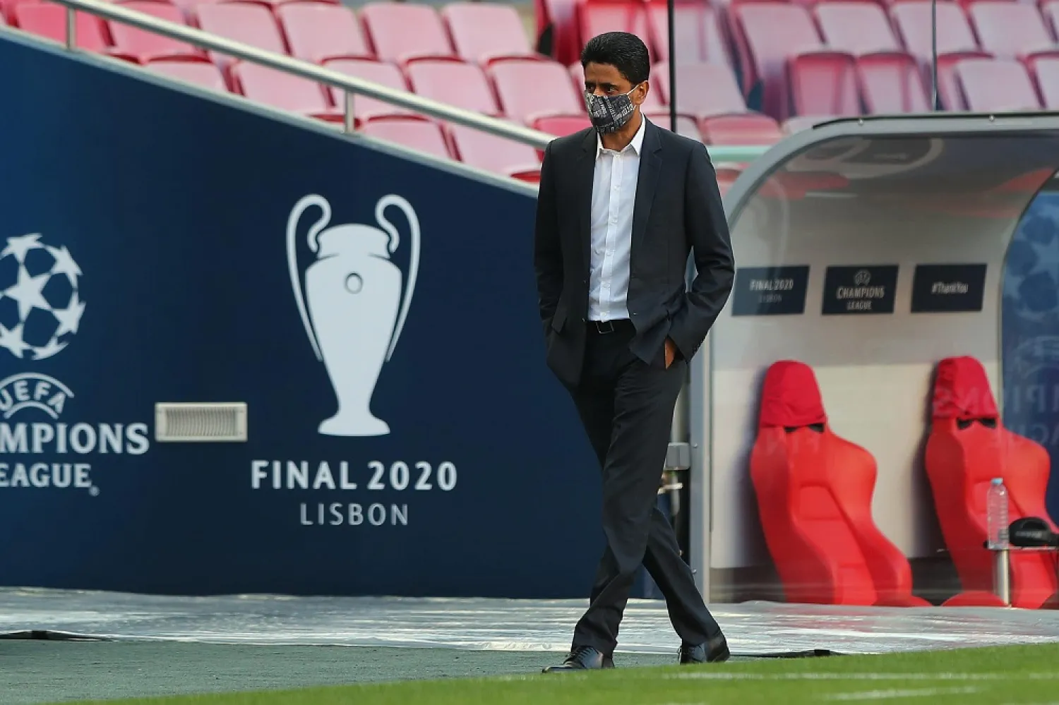 PSG president Nasser al-Khelaifi. (AFP)